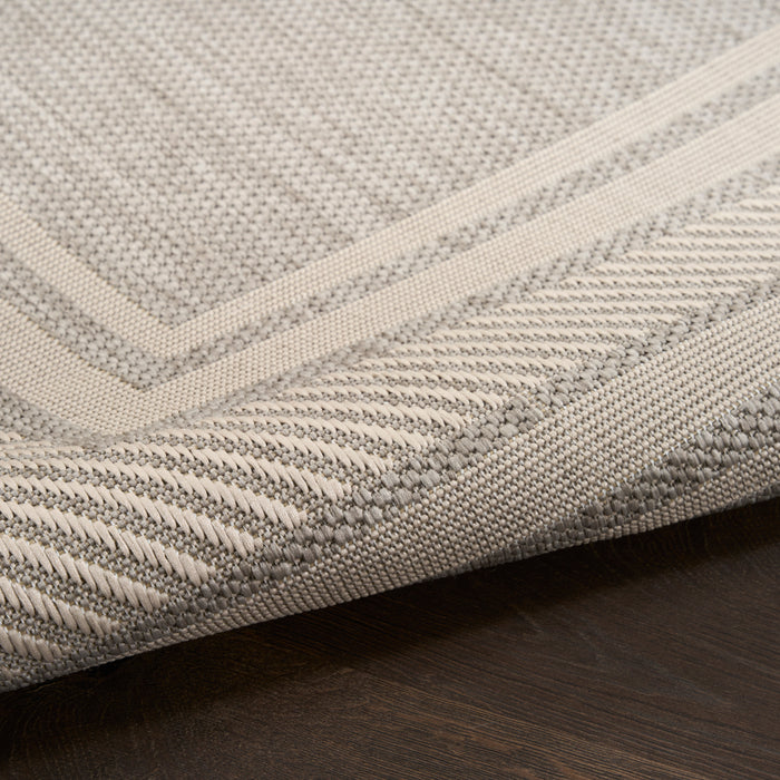 The Rug Corner Nourison Home Nourison Home - Horizon Indoor/Outdoor Grey Area Rug HOZ03