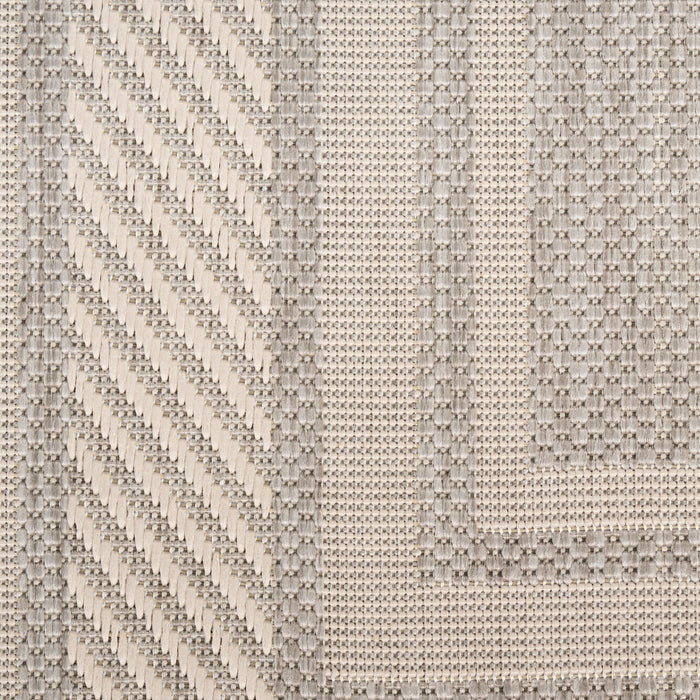 The Rug Corner Nourison Home Nourison Home - Horizon Indoor/Outdoor Grey Area Rug HOZ03