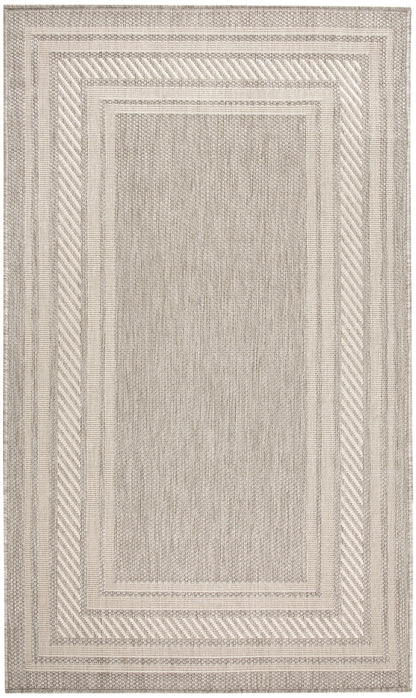 The Rug Corner Nourison Home Nourison Home - Horizon Indoor/Outdoor Grey Area Rug HOZ03