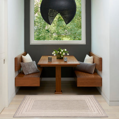 The Rug Corner Nourison Home Nourison Home - Horizon Indoor/Outdoor Grey Area Rug HOZ03