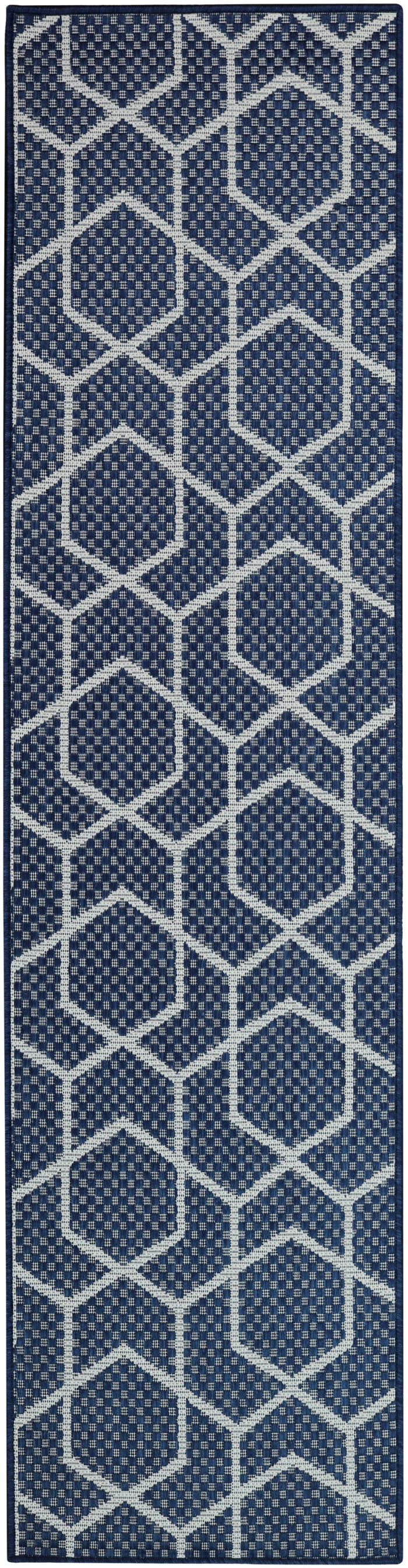 The Rug Corner Nourison Home Nourison Home - Horizon Indoor/Outdoor Navy Area Rug HOZ01
