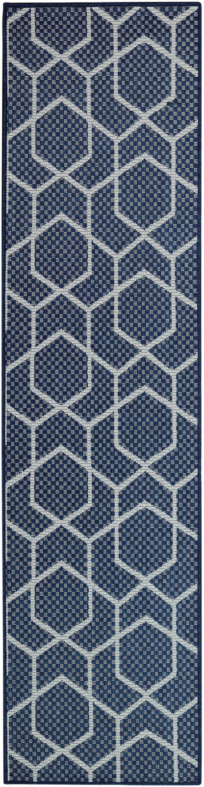 The Rug Corner Nourison Home Nourison Home - Horizon Indoor/Outdoor Navy Area Rug HOZ01