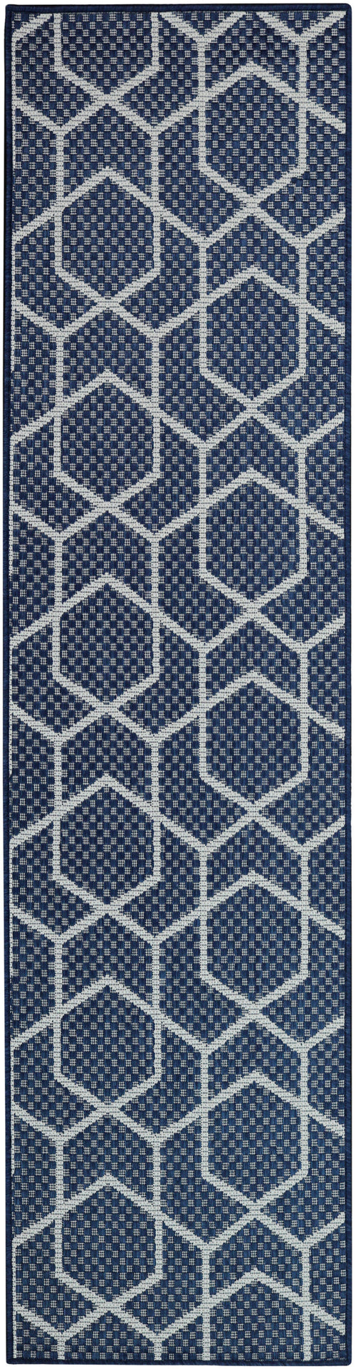 The Rug Corner Nourison Home Nourison Home - Horizon Indoor/Outdoor Navy Area Rug HOZ01