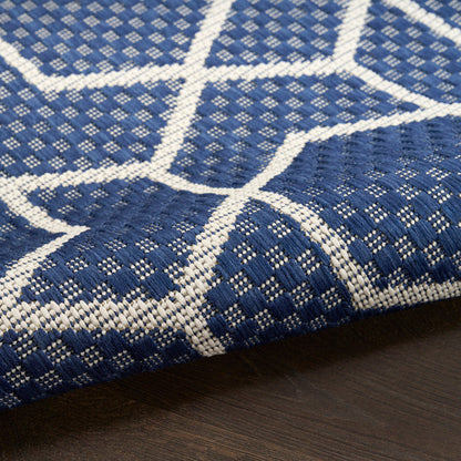 The Rug Corner Nourison Home Nourison Home - Horizon Indoor/Outdoor Navy Area Rug HOZ01