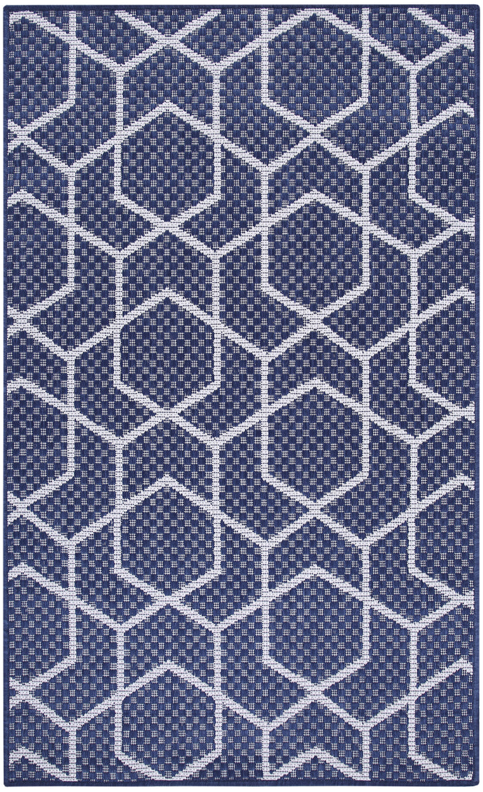The Rug Corner Nourison Home Nourison Home - Horizon Indoor/Outdoor Navy Area Rug HOZ01