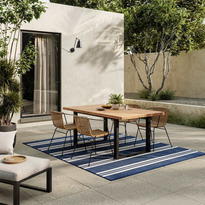 The Rug Corner Nourison Home Horizon Indoor/Outdoor HOZ05 NAVY Area Rugs