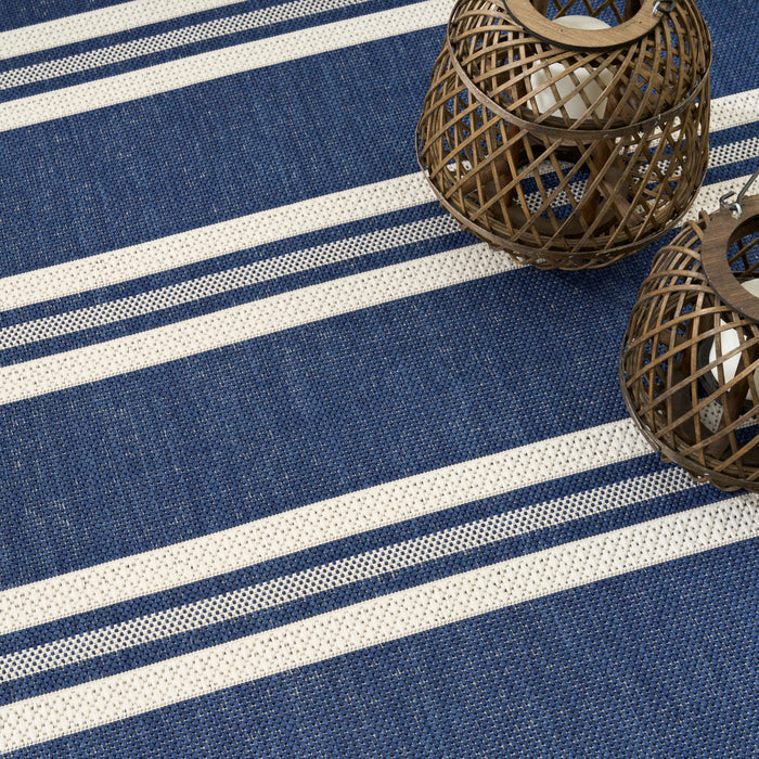 The Rug Corner Nourison Home Horizon Indoor/Outdoor HOZ05 NAVY Area Rugs