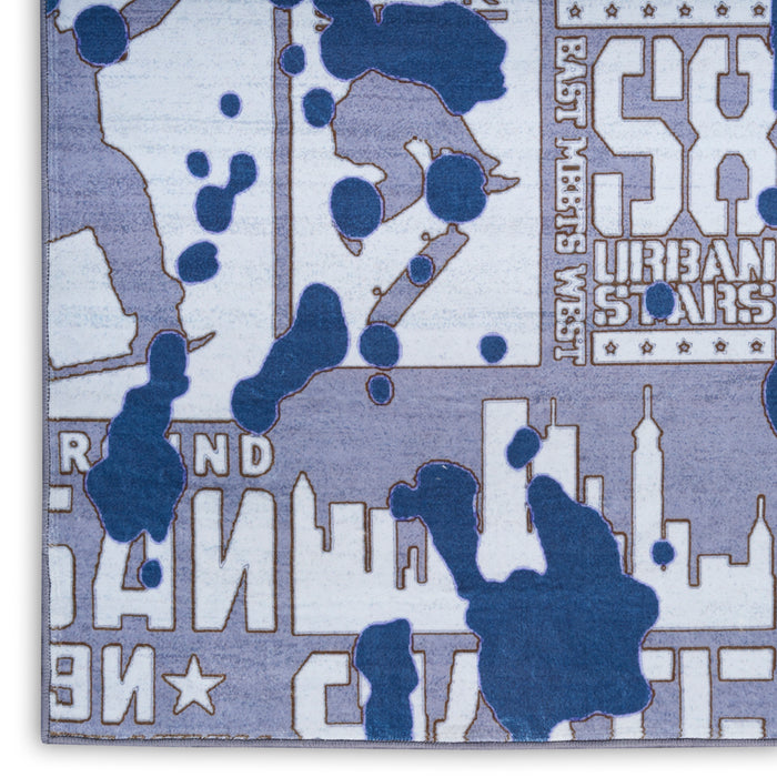 Nourison Home - Imagination Blue Area Rug IMA22