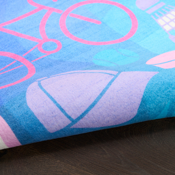 The Rug Corner Nourison Home Imagination IMA07 PURPL Area Rugs