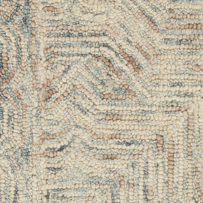 The Rug Corner Nourison Home Nourison Home - Interlock Blue/Ivory Area Rug ITL03