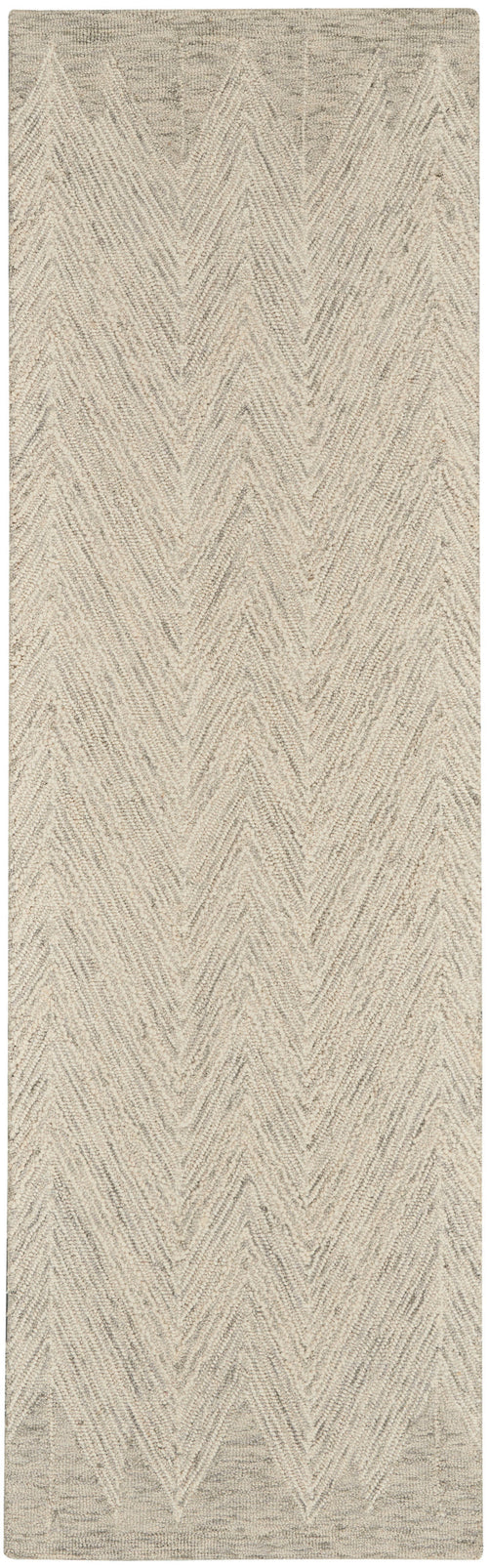 Nourison Home - Interlock Ivory/Green Area Rug ITL04
