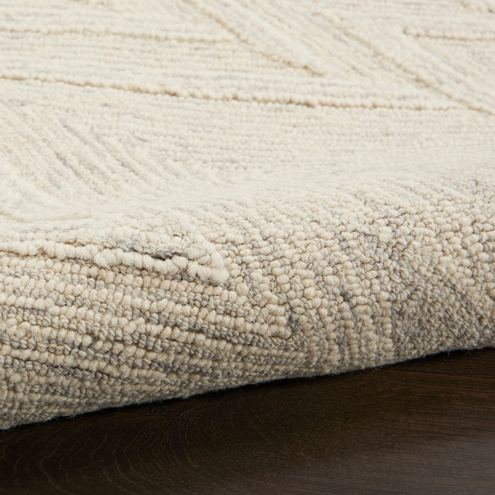 Nourison Home - Interlock Ivory/Green Area Rug ITL04