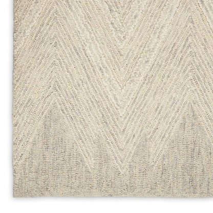 Nourison Home - Interlock Ivory/Green Area Rug ITL04