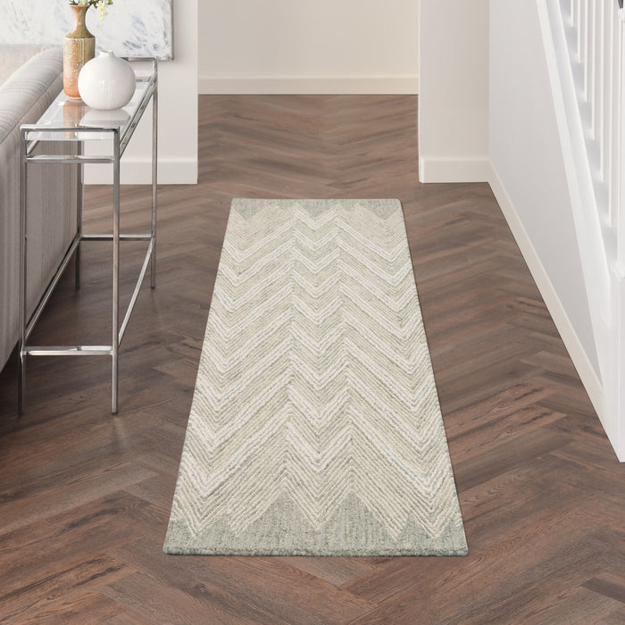 Nourison Home - Interlock Teal Area Rug ITL04
