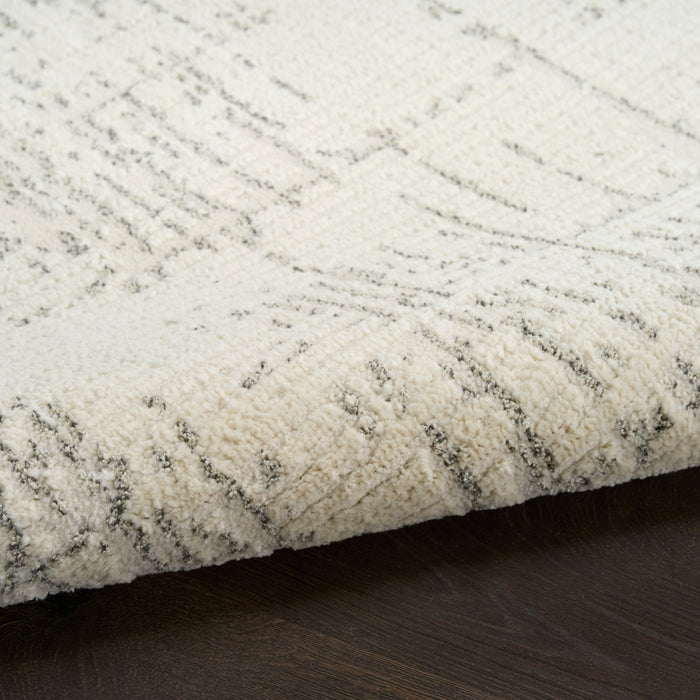 The Rug Corner Nourison Home Ivory Hues IVH01 IVGRY Area Rugs