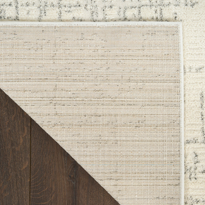 The Rug Corner Nourison Home Ivory Hues IVH01 IVGRY Area Rugs
