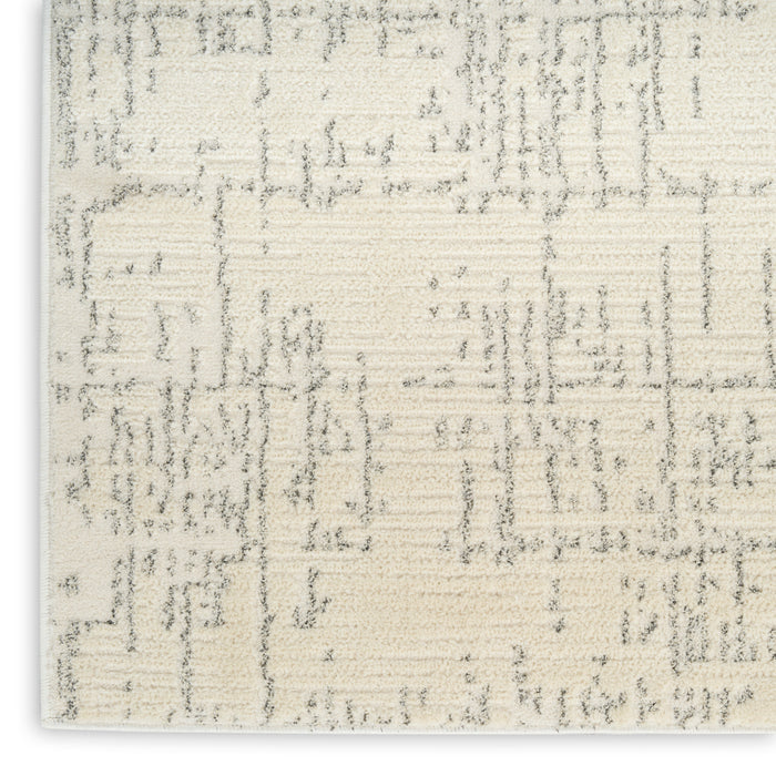 The Rug Corner Nourison Home Ivory Hues IVH01 IVGRY Area Rugs