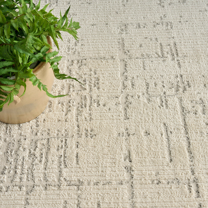 The Rug Corner Nourison Home Ivory Hues IVH01 IVGRY Area Rugs