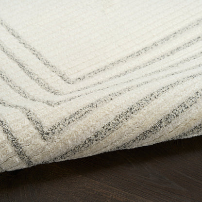 The Rug Corner Nourison Home Ivory Hues IVH03 IVGRY Area Rugs