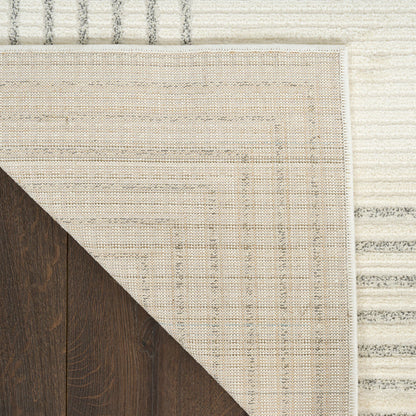 The Rug Corner Nourison Home Ivory Hues IVH03 IVGRY Area Rugs