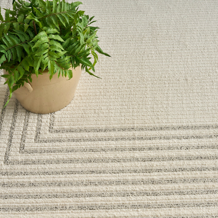 The Rug Corner Nourison Home Ivory Hues IVH03 IVGRY Area Rugs