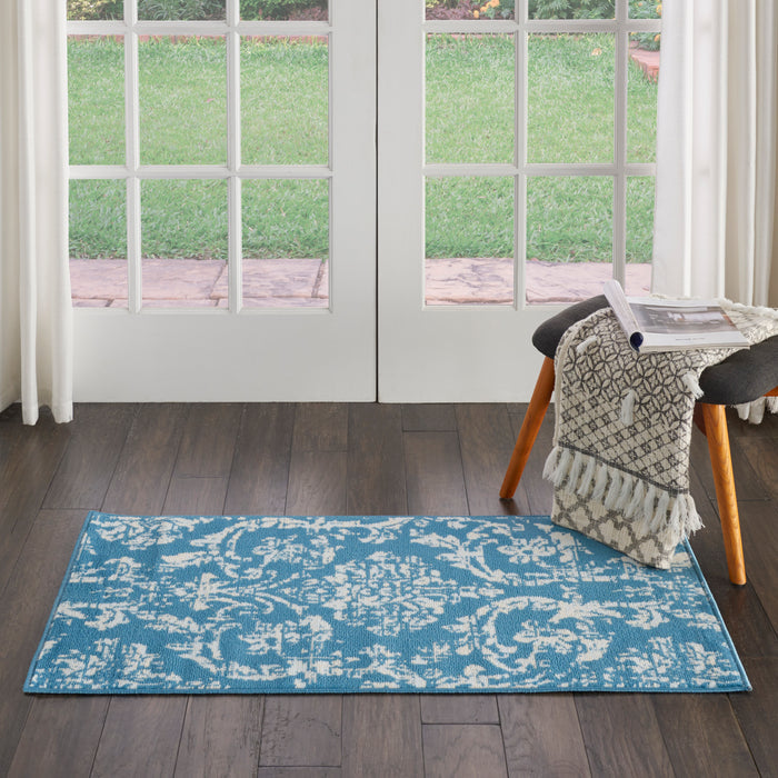 The Rug Corner Nourison Home Nourison Home - Jubilant Blue Area Rug JUB09
