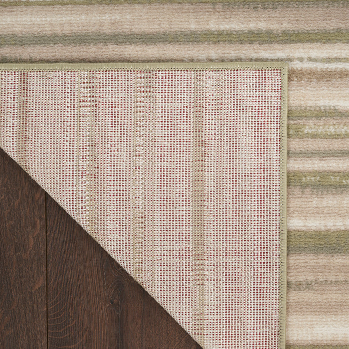 The Rug Corner Nourison Home Nourison Home - Jubilant Green/Ivory Area Rug JUB04