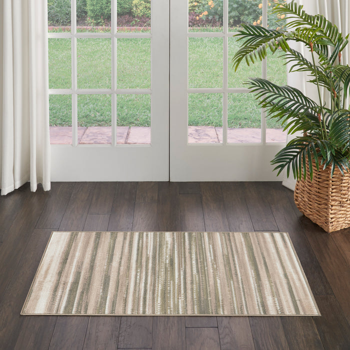 The Rug Corner Nourison Home Nourison Home - Jubilant Green/Ivory Area Rug JUB04