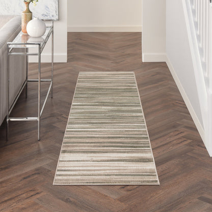 The Rug Corner Nourison Home Nourison Home - Jubilant Green/Ivory Area Rug JUB04