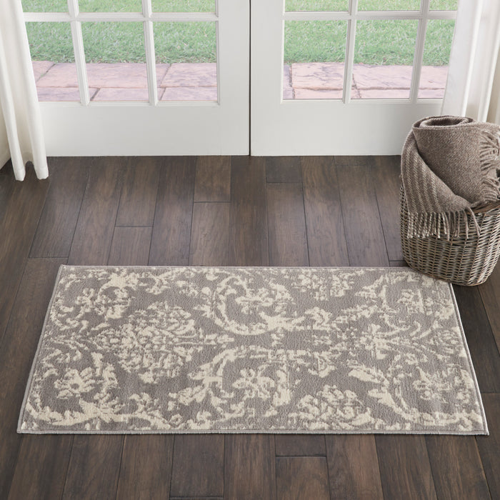 The Rug Corner Nourison Home Nourison Home - Jubilant Grey Area Rug JUB09