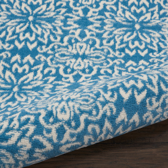 The Rug Corner Nourison Home Jubilant JUB06 IVBLU Area Rugs