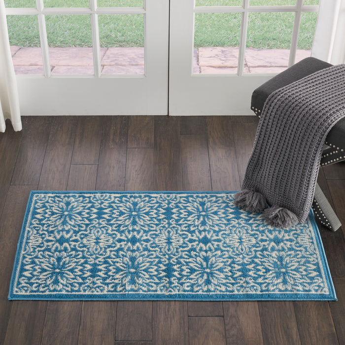 The Rug Corner Nourison Home Jubilant JUB06 IVBLU Area Rugs