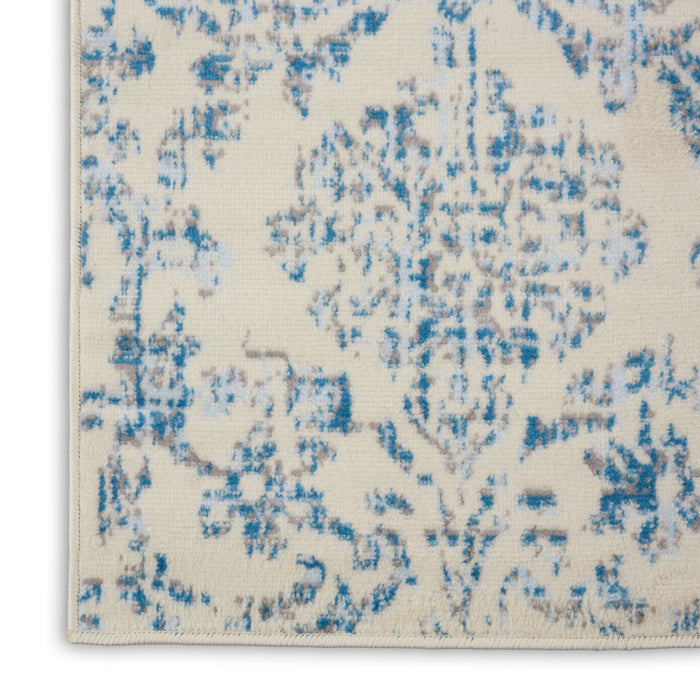 The Rug Corner Nourison Home Nourison Home - Jubilant Ivory/Blue Area Rug JUB09