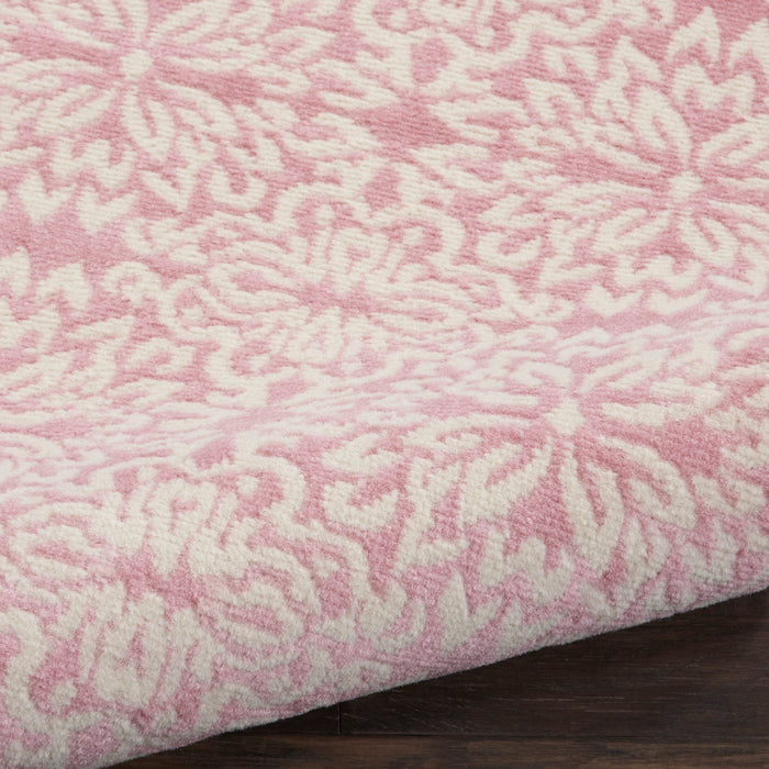 The Rug Corner Nourison Home Nourison Home - Jubilant Ivory/Pink Area Rug JUB06