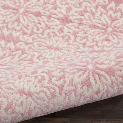 The Rug Corner Nourison Home Nourison Home - Jubilant Ivory/Pink Area Rug JUB06