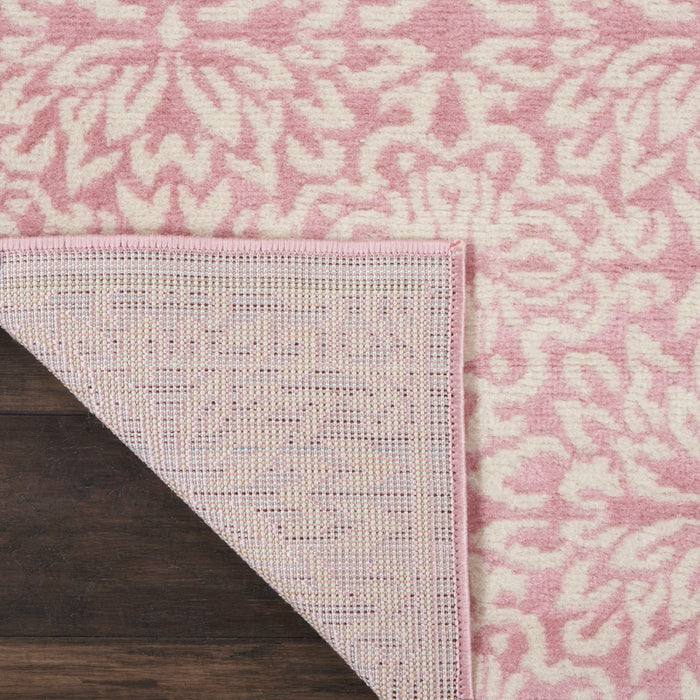The Rug Corner Nourison Home Nourison Home - Jubilant Ivory/Pink Area Rug JUB06