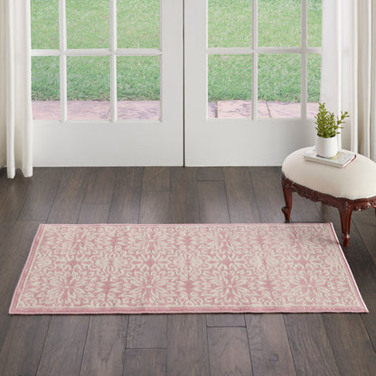 The Rug Corner Nourison Home Nourison Home - Jubilant Ivory/Pink Area Rug JUB06