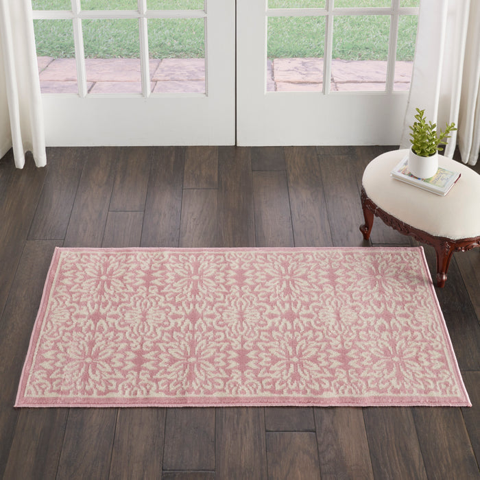 The Rug Corner Nourison Home Nourison Home - Jubilant Ivory/Pink Area Rug JUB06
