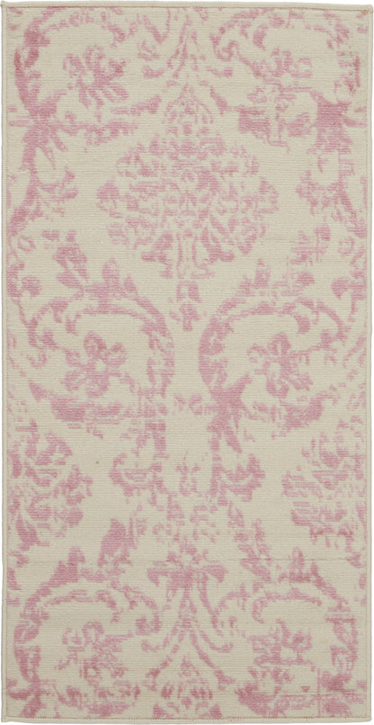 The Rug Corner Nourison Home Nourison Home - Jubilant Ivory/Pink Area Rug JUB09