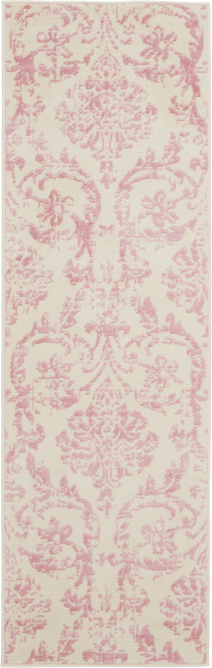 The Rug Corner Nourison Home Nourison Home - Jubilant Ivory/Pink Area Rug JUB09