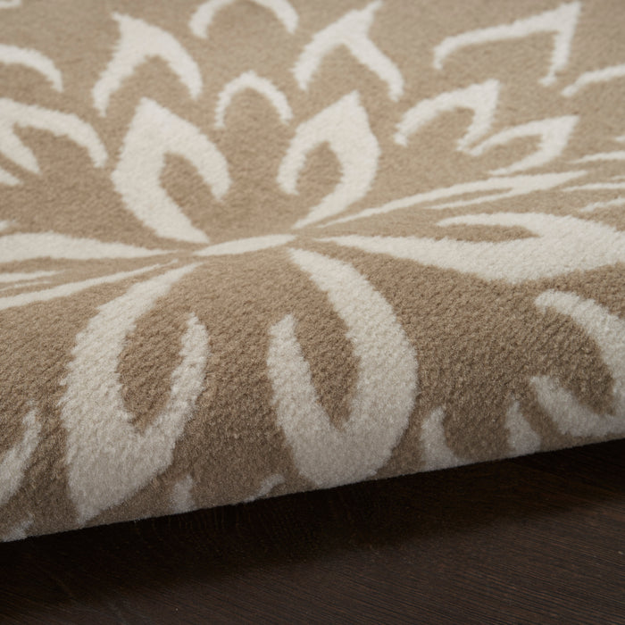 The Rug Corner Nourison Home Nourison Home - Jubilant Taupe Area Rug JUB06