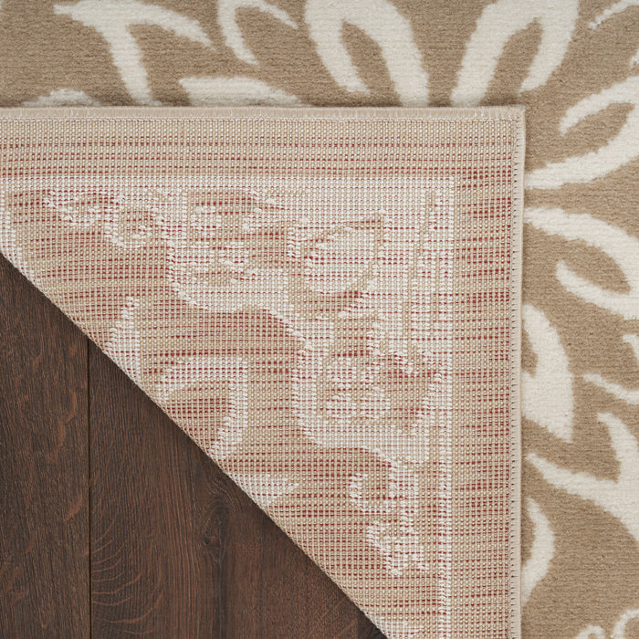 The Rug Corner Nourison Home Nourison Home - Jubilant Taupe Area Rug JUB06
