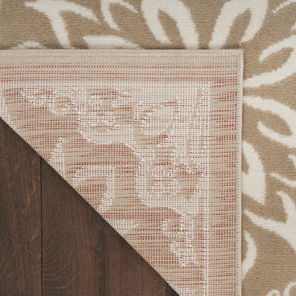 The Rug Corner Nourison Home Nourison Home - Jubilant Taupe Area Rug JUB06