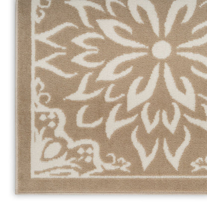 The Rug Corner Nourison Home Nourison Home - Jubilant Taupe Area Rug JUB06