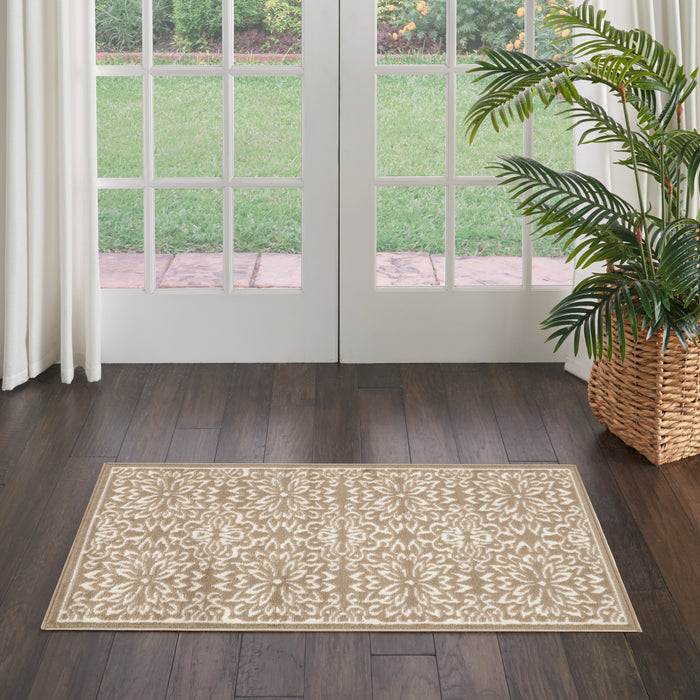 The Rug Corner Nourison Home Nourison Home - Jubilant Taupe Area Rug JUB06