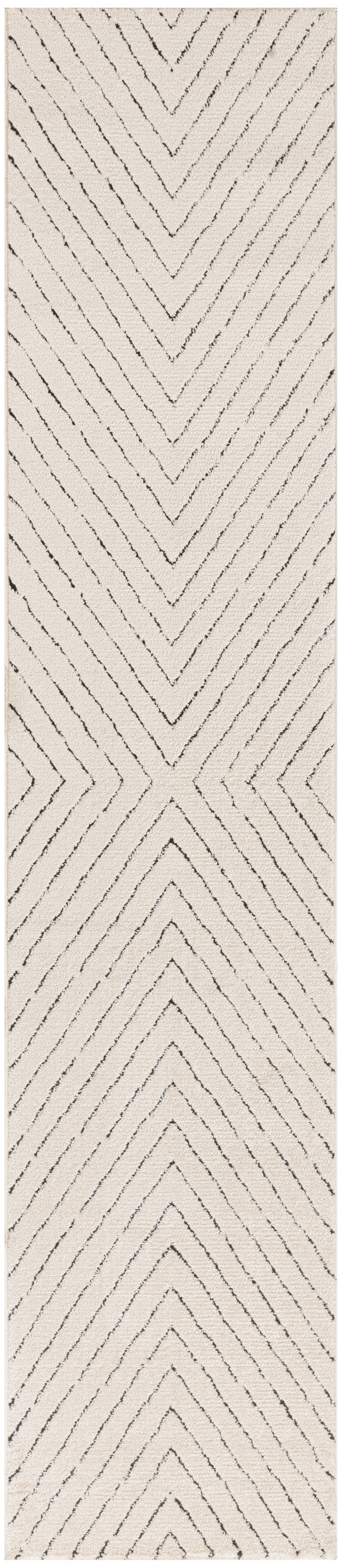 The Rug Corner Nourison Home Nourison Home - Modern Comfort Ivory/Black Area Rug MNC01