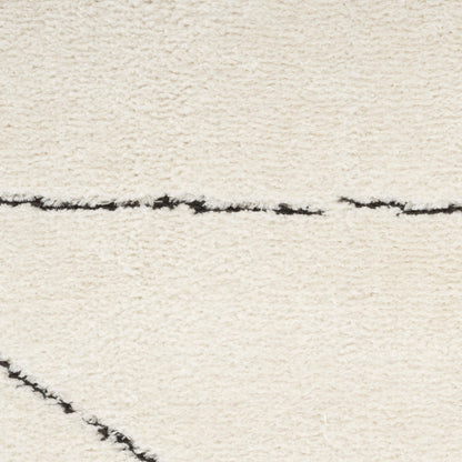 The Rug Corner Nourison Home Nourison Home - Modern Comfort Ivory/Black Area Rug MNC02