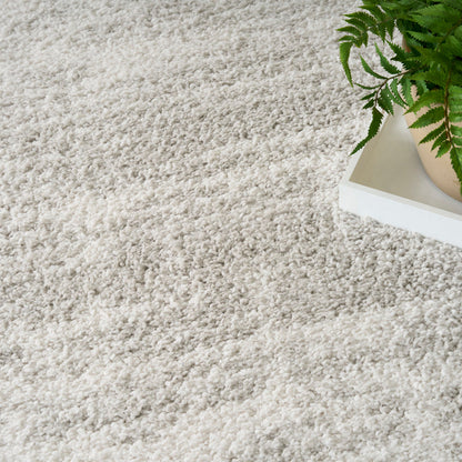 The Rug Corner Nourison Home Nourison Home - Modern Shag Ivory/Green Area Rug MMD04