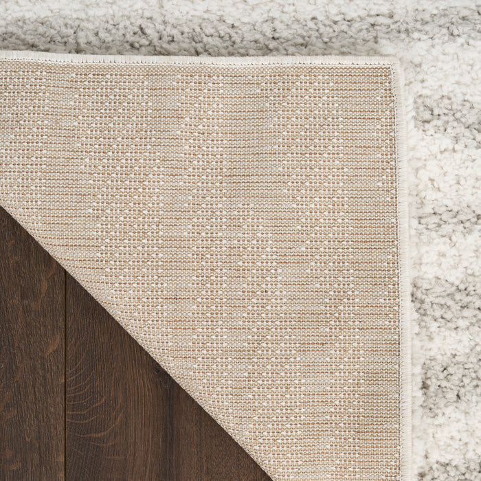 Nourison Home - Modern Shag Ivory/Green Area Rug MMD05