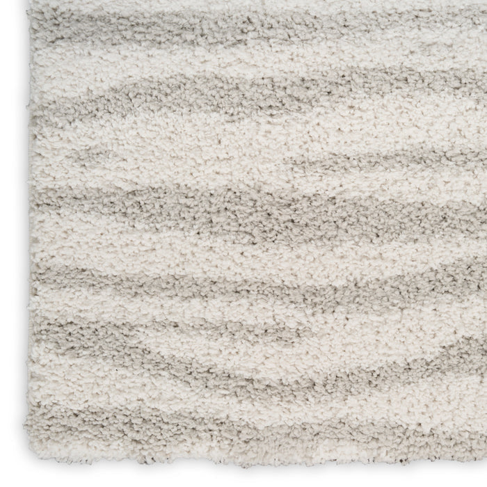 Nourison Home - Modern Shag Ivory/Green Area Rug MMD05